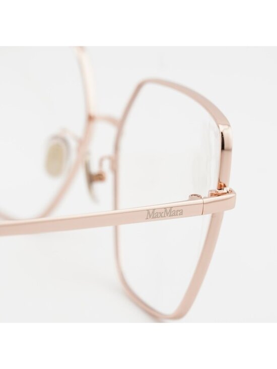 Max Mara MM5073-H-B 033 Eyeglasses Gold 60mm Butterfly Frame, Blue Light Block main image 5